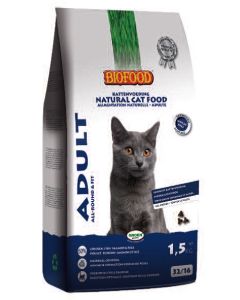 BIOFOOD ADULT alimentation naturelle et complète pour chat adulte - 1,5kg