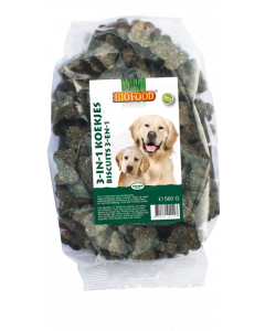 Biofood 3-in-1 Biscuits pour chien - 500g