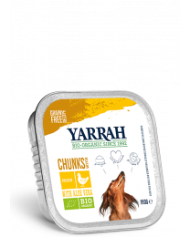 Bouchées Bio Yarrah de poulet à l'aloe Vera - Chien - 6*150g