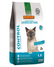 BIOFOOD CONTROL alimentation naturelle et complète pour chat adulte - 1,5kg