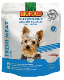 Biofood Vleesvoeding compleet Lam voor kleine hond - 630gr