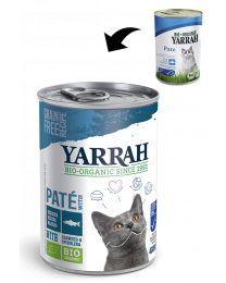 Boîtes Pâté Yarrah Bio Chat Poisson - 12*400g - chat