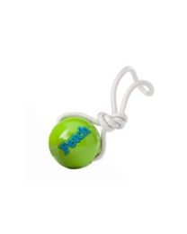 Orbee-Tuff Fetch Ball - Vert - 8 cm - avec corde