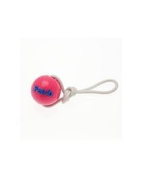 Orbee-Tuff Fetch Ball - Rose - 8 cm - avec corde