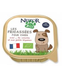 Fricassées Nestor Bio pour petits chiens - 9*300g
