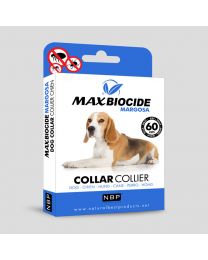 Max Biocide Margosa - collier antitiques et antiparasites pour chien adulte - 60cm